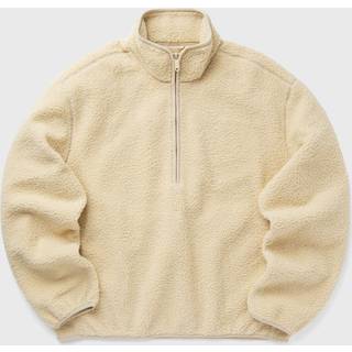 Relaxed Sherpa Half Zip Jacket - Beige - XL