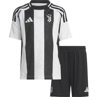 Juventus 24/25 Mini Kids hjemmebanesæt - White / Black - 110