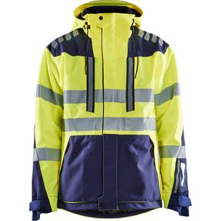 Blåkläder 4496 High Vis Skaljakke / High Vis Skaljakke - L - High Vis Gul/Marineblå