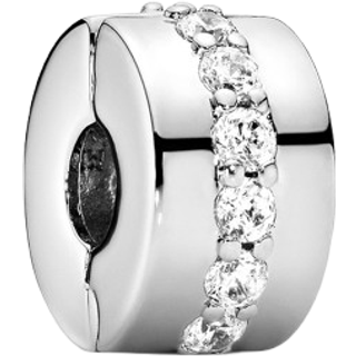 Pandora Charm - Glänzendes Band - 791972CZ - silber