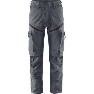 Fristads 133394 Stretch bukser 2653 LWS / Arbejdsbukser Grå/Sort C156