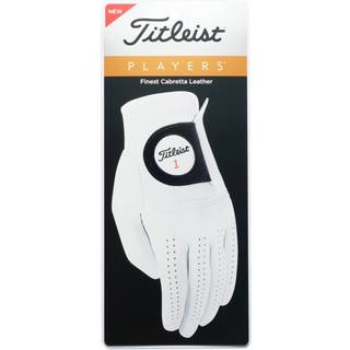 Titleist Players Læder Herre Golfhandske - Pearl - Højre - Str. XL