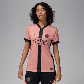 Paris Saint-Germain 2024/25 Stadium Third Jordan Dri-FIT Replica-fodboldspillertrøje til kvinder - Pink - M (EU 40-42)