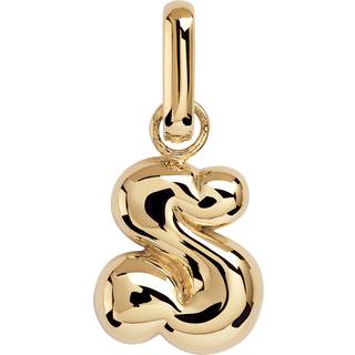 Camille Brinch Puffer Letter Vedhæng Forgyldt - S