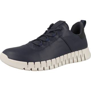 ECCO Gruuv M - Sneakers i læder til herrer - Blå - Size: 44 (UK 10)