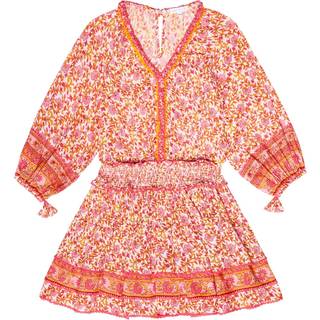 Poupette St Barth Kids Ariel floral dress - pink - Y 8