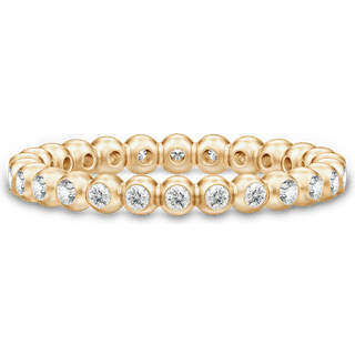 Julie Sandlau Grace ring i forgyldt med klare zirkoner - Str. 52