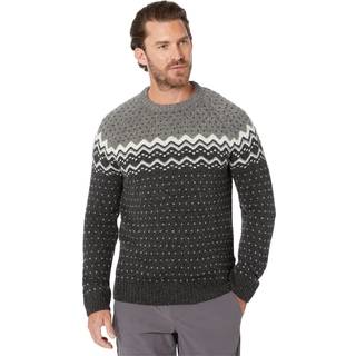 Fjällräven Ãvik Knit Herre Sweater Dark Navy - Mountain Blue S