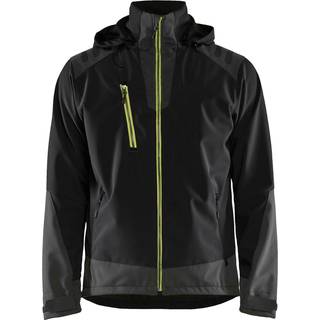 Blåkläder 4749 Softshell Jakke / Softshell Arbejdsjakke - XS - Sort/High Vis Gul