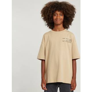 Boys T-Shirt Boxy - Beige - boys