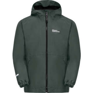 Jack Wolfskin Kids' Iceland 3-in-1 Jacket Slate Green/Black, 128