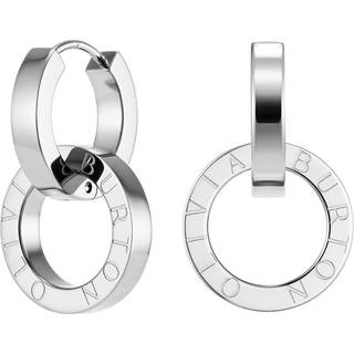 Olivia Burton Honeycomb Silver Ring Charm Earrings