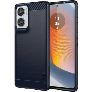 Motorola Moto G85 (5G) / S50 Neo (5G) Brushed Carbon Cover - Blå