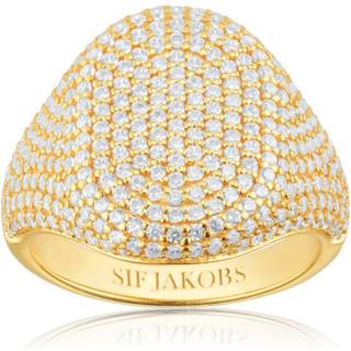 Sif Jakobs Capizzi forgyldt ring med cubic zirkonia