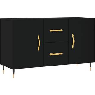 skænk 100x36x60 cm konstrueret træ sort