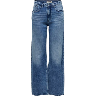 Only - Blå - Onljuicy Hw Wide Dnm DCC637 Noos - W28/L34