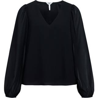 Object Collectors Item Objmila Re L/S V-Neck Top Black 34