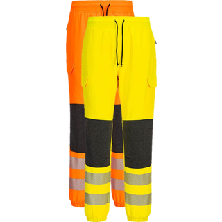 KX3 hi-vis flexi jogger klasse II - Gul/Sort (Størrelse: XXL)