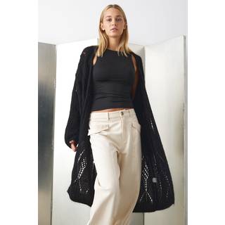 Noella Jayda Knit Cardigan Black