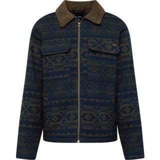 Billabong Barlow Sherpa Jakke - M - dark brown