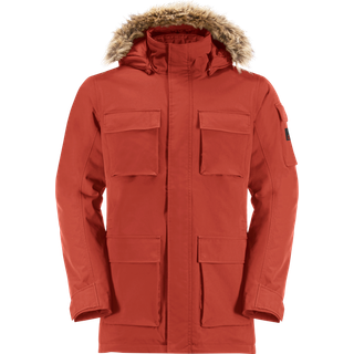 Jack Wolfskin Men's Glacier Canyon Parka Intense Rust, L