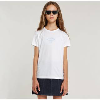 Girls T-Shirt Slim - White - girls