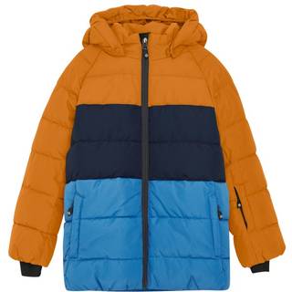 Color Kids Kid's Ski Jacket Colorblock Quilt Syntetisk jakke Børn størrelse 152 farve blå/orange