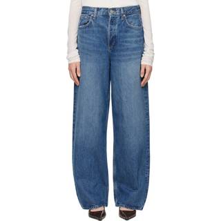 Agolde Low Slung Baggy mid-rise wide-leg jeans - blue - XXL