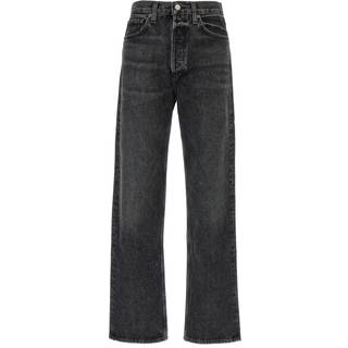 Agolde Kelly high-rise straight jeans - black - XL
