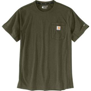 Carhartt t-Force shirt XXL, mørkegrøn, pocket s/s 106652G73-XXL