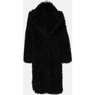 Nina Ricci Faux fur coat - black - M