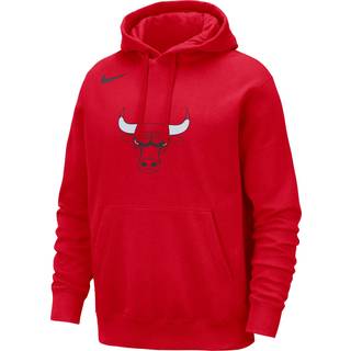 Chicago Bulls Club Nike NBA-pullover-hættetrøje til mænd - rød - M