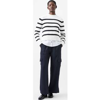 French Connection Lily Mozart Poplin Mix 100% Bomuld Hvid TopX-Large