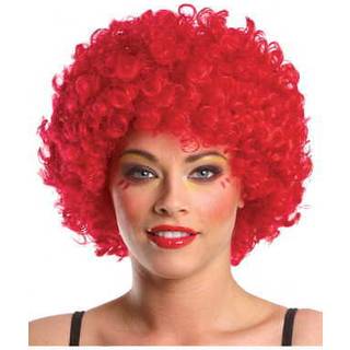 Afro Clown Perücke rot