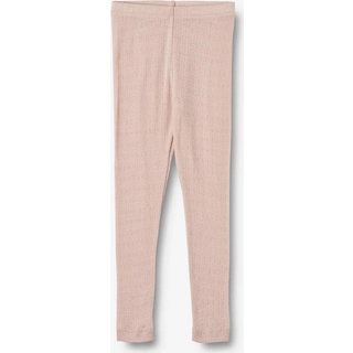 Wheat Agi Leggings I Uld Og Silke Pale Lilac  Pale Lilac 86 cm  Lyserød  86 cm  kvinde