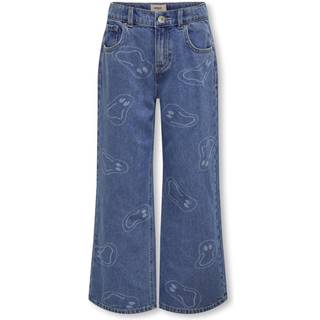 Kids Only Medium Blue Denim Smile Wide Jeans