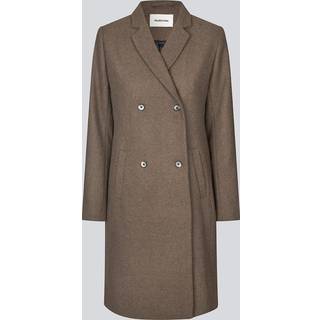Modström Odelia coat - Espresso Melange - L - Frakke