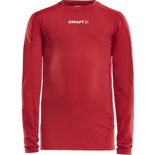 Pro Control Compression Long Sleeve Jr - Red