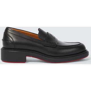 Christian Louboutin Monogram leather loafers - black - EU 43