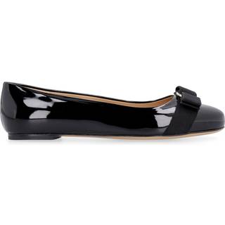 Ferragamo Varina patent leather ballet flats - black - EU 40.5