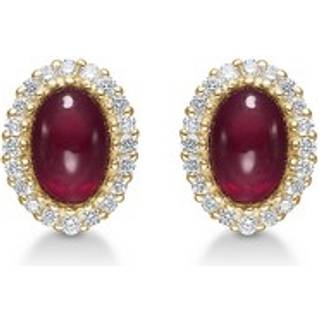 Mads Z - Royal Ruby øreringe i 14 karat guld m. rubiner og brillanter
