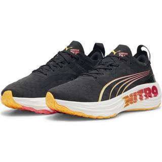 Puma ForeverRun Nitro FF Stability Running Shoe Women - Black, Orange, Size 8 - black