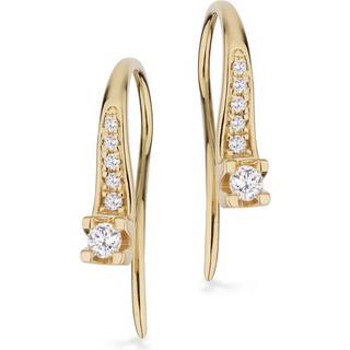Kleopatra Queen diamant øreringe i 14 kt guld m. 0,15 - 0,25ct