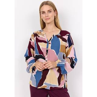 SC-Ilana 1 - Print Bluse - Wine
