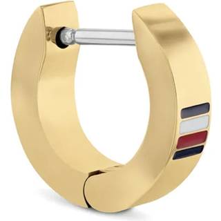 Tommy Hilfiger Guldtone Øreringe m. Logo