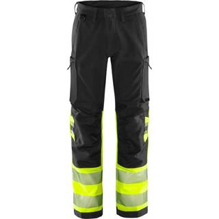Fristads 134243 HiVis Green stretchbuks klasse 1 2647 GSTP Hi-Vis Gul/Sort C58