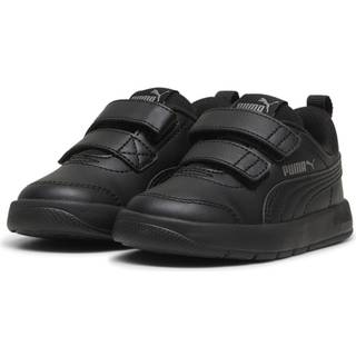 Puma Courtflex V3 Sneakers Toddlers, Black, Size 21, Shoes - Cast Iron - 21