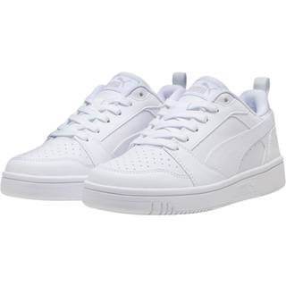 Puma Rebound V6 Lo Youth Sneakers, White, Size 37.5, Shoes - Cool Light Gray - 37.5