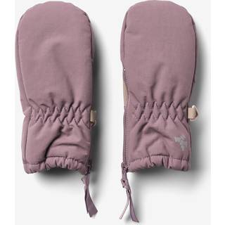 WHEAT Kid's Fäustlinge mit Reißverschluss Tech Handsker Børn størrelse XS - 0-6 Months farve pink
