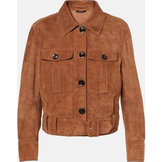 Tom Ford Cropped suede jacket - brown - S